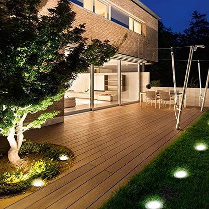 LED Solarni Disk 4 Komada u Pakovanju