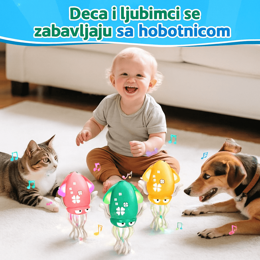 Plesna Hobotnica – LED Muzička Igračka