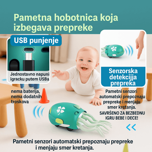 Plesna Hobotnica – LED Muzička Igračka